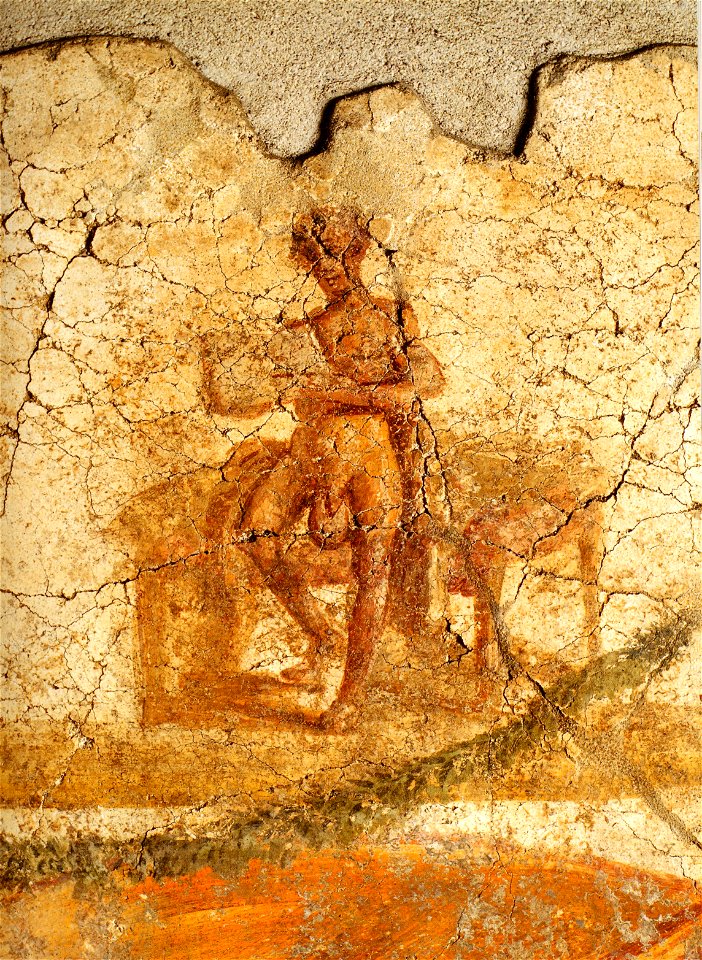 Pompeii - Terme Suburbane - Apodyterium - Naked Poet