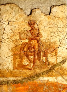 Pompeii - Terme Suburbane - Apodyterium - Naked Poet