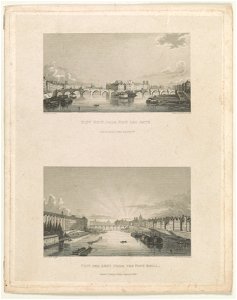 Pont neuf, from pont des arts. Pont des arts from the pont royal LCCN2003679992