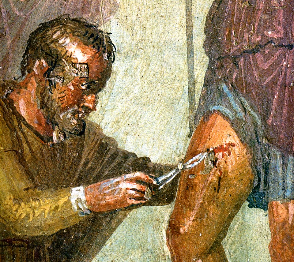 Pompeii - Casa di Sirico - Aeneas and Iapyx - MAN