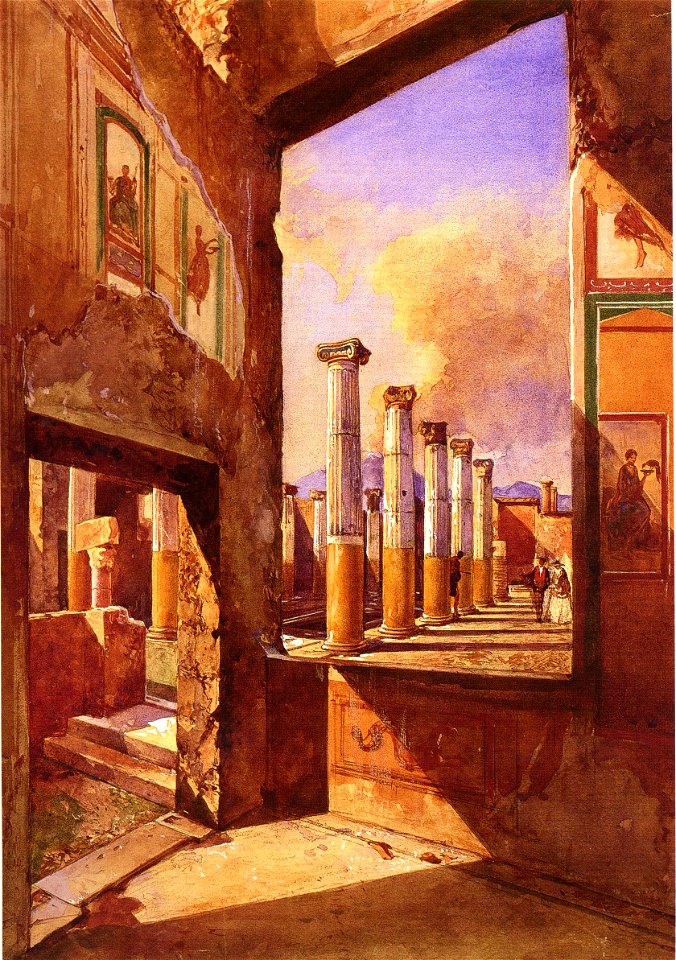 Pompeii - Casa dei Capitelli colorati - Niccolini