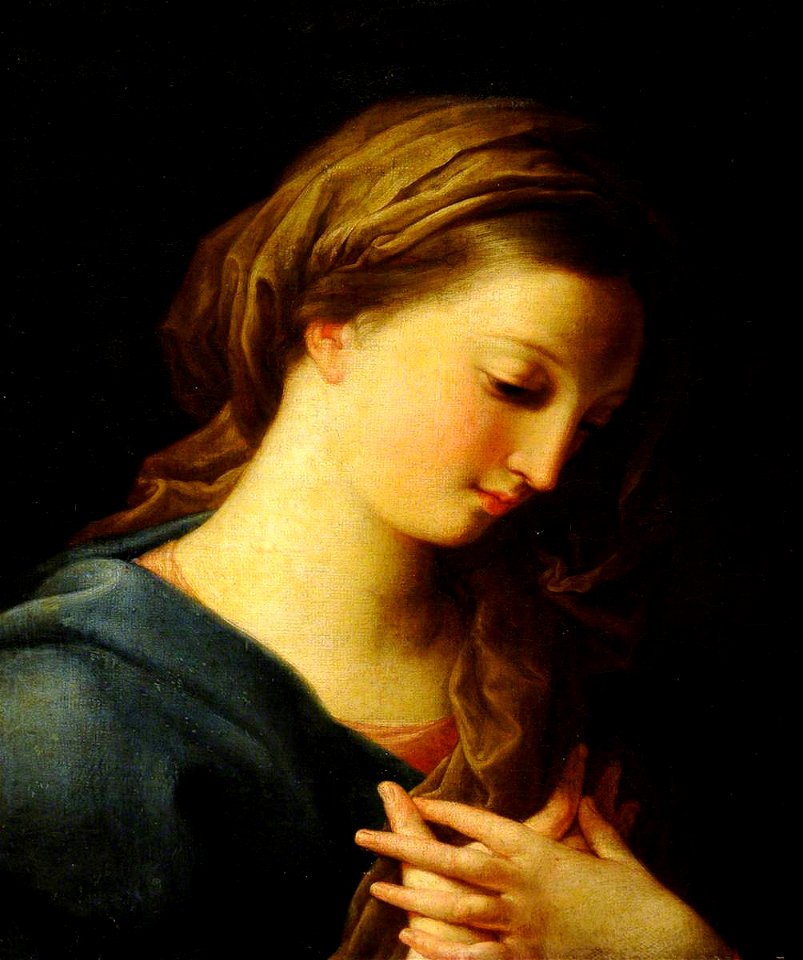 Pompeo Batoni (1708-1787) (or studio of) - Bust of the Virgin Annunciate - 290236 - National Trust