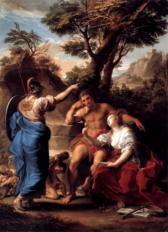Pompeo batoni - Hercules at the crossroads