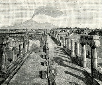 Pompei veduta generale del Foro Civile