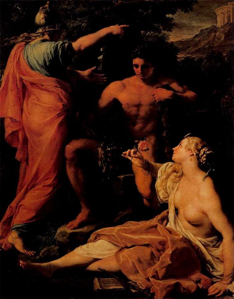Pompeo Batoni - Hercules at the Crossroads - WGA1503