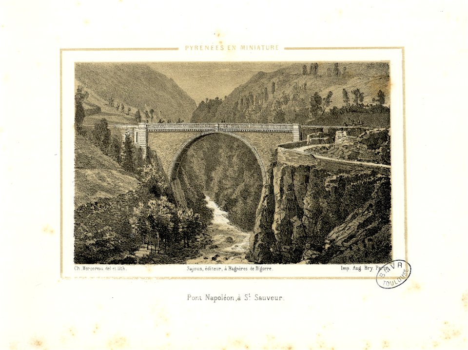 Pont Napoléon, à St. Sauveur - Fonds Ancely - B315556101 A MERCEREAU 2 010
