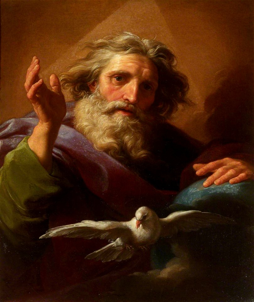 Pompeo Batoni (1708-1787) - God the Father and the Holy Spirit - 266910 - National Trust