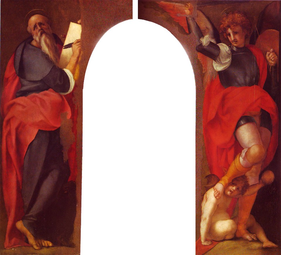 Pontormo, santi giovanni e michele
