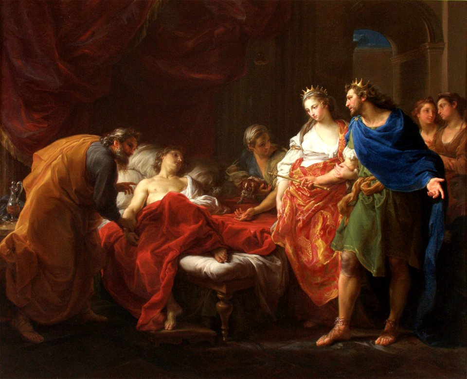 Pompeo Batoni - Antíoco y Estratonice