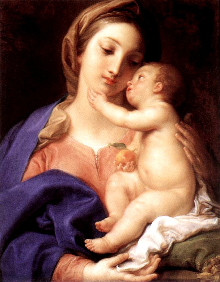 Pompeo Batoni - Madonna and Child - WGA01505