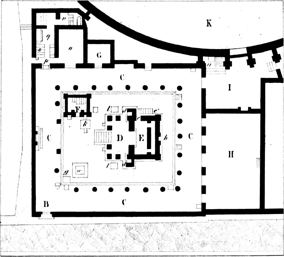 Pompeii Regio 08 Insula 07 Temple of Isis plan 01