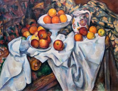 Pommes et oranges - Paul Cézanne. Free illustration for personal and commercial use.