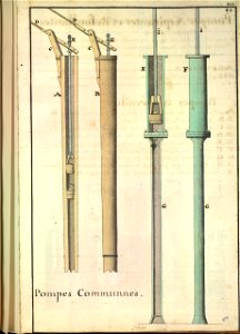 Pompes de cale en bois XVIIIè siècle