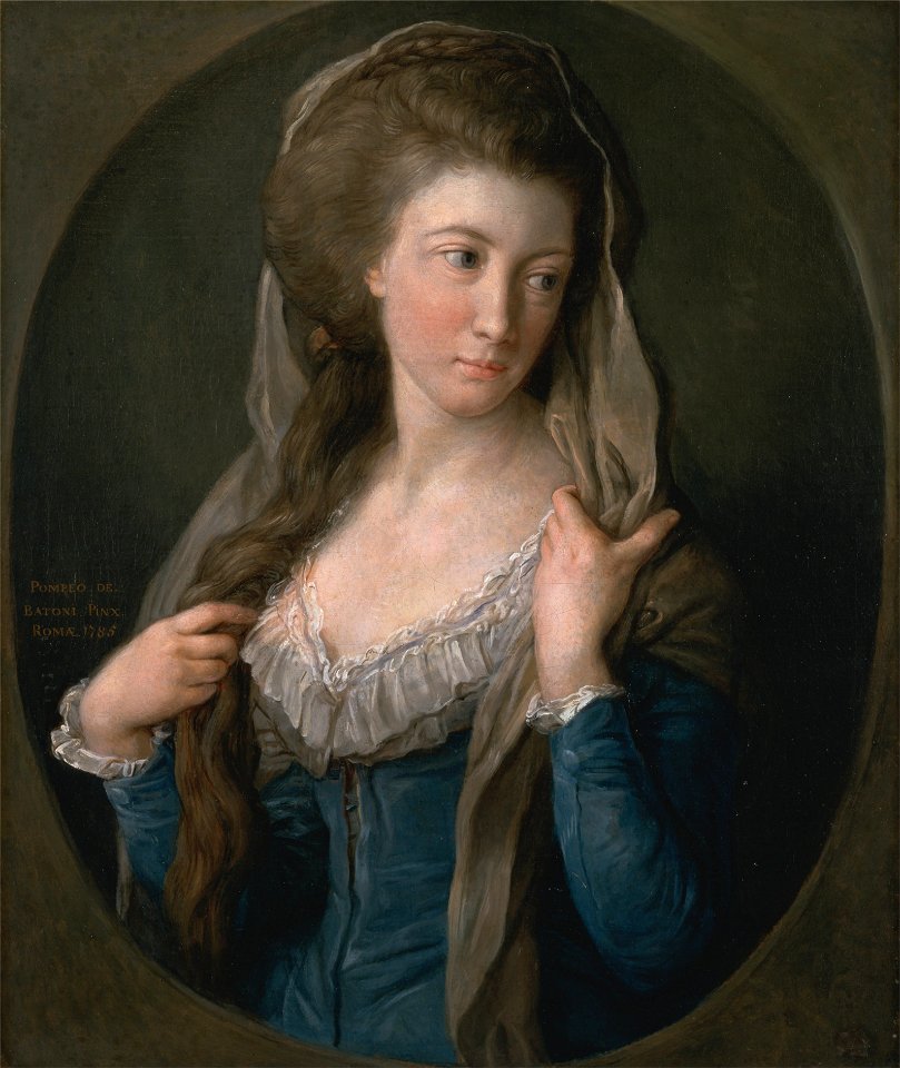 Pompeo Batoni - Portrait of a Woman, traditionally identified as Margaret Stuart, Lady Hippisley - Google Art Project