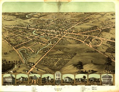 Pontiac, Oakland Co., Michigan 1867. LOC 73693442