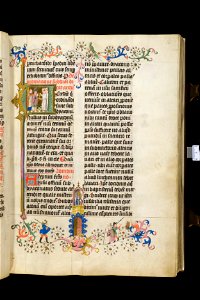 Pontificale Sinte Marie-UBU Hs. 400-f.016r-Wijding van een subdiaken door een bisschop