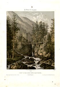 Pont d'Espagne près Cauterets (Hautes-Pyrénées) - Fonds Ancely - B315556101 A MERCEREAU 7 070