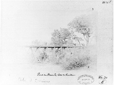 Pont du Baoulé, côté de Koundou (Côte d'Ivoire)