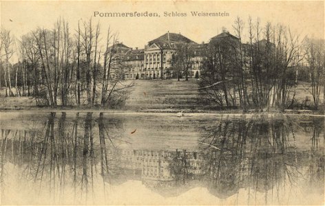 Pommersfelden Schloss Weißenstein Postkarte 001. Free illustration for personal and commercial use.