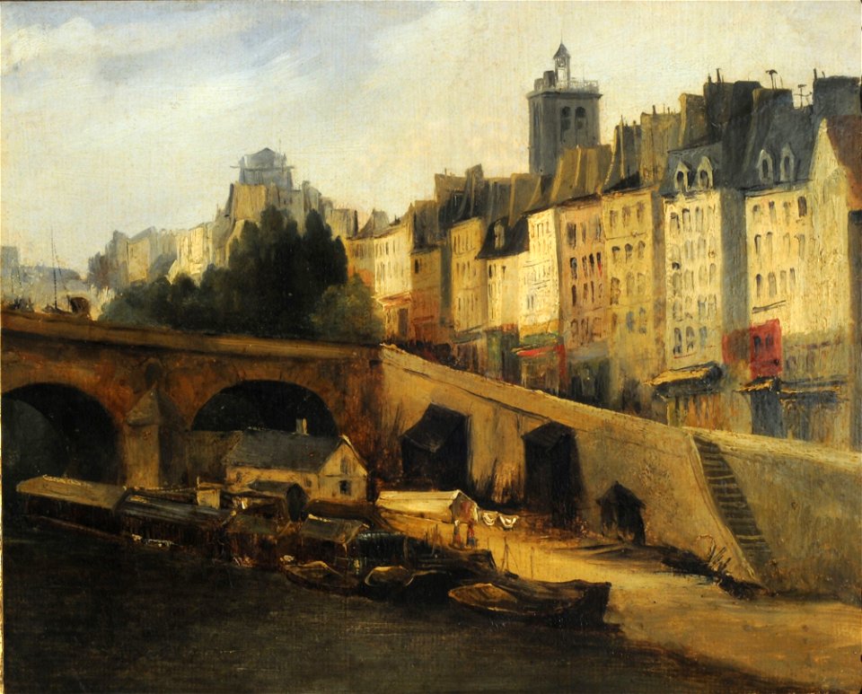 Pont Marie - Charles-François Daubigny