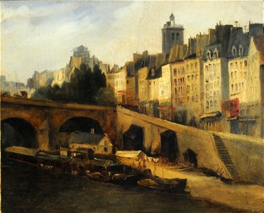 Pont Marie - Charles-François Daubigny