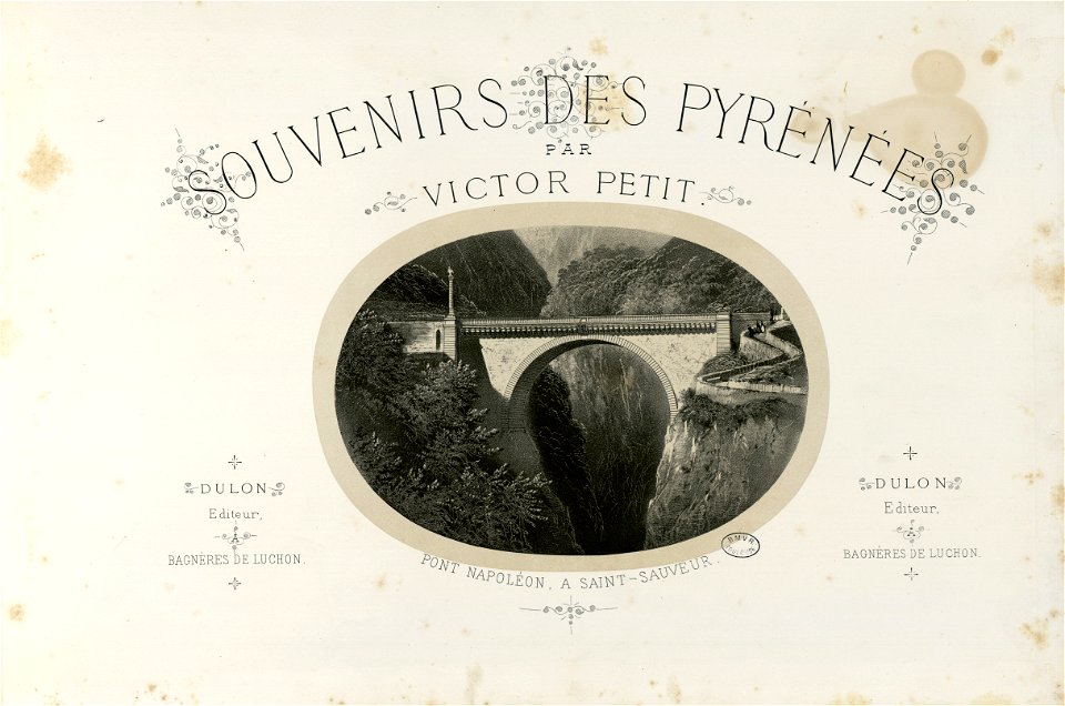 Pont Napoléon, à Saint-Sauveur (vignette au titre) - Fonds Ancely - B315556101 A PETIT 3 018
