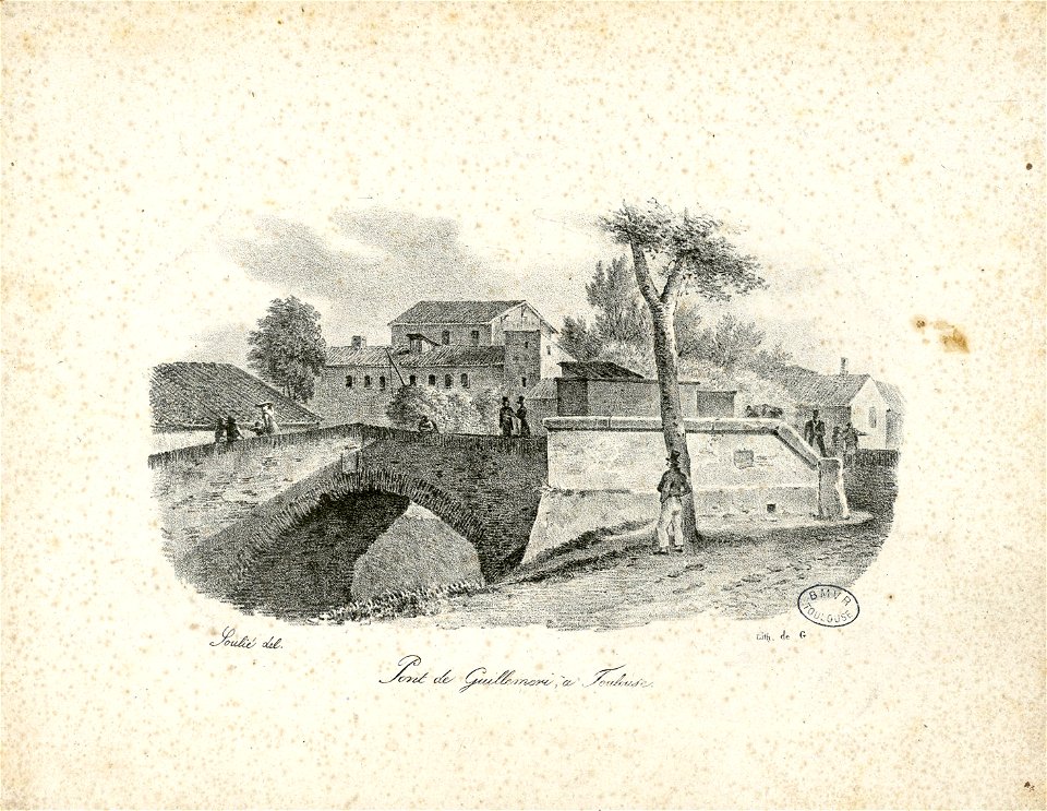 Pont de Guillemeri (i.e. Guilleméry) à Toulouse - Fonds Ancely - B315556101 A SOULIE 002