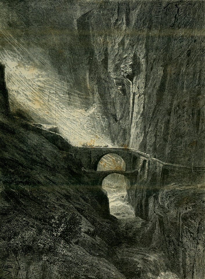 Ponte del Diavolo, sulla strada del Gottardo