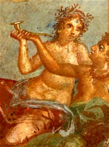 Pompeii - Casa dei Casti Amanti - Banquet Detail 1