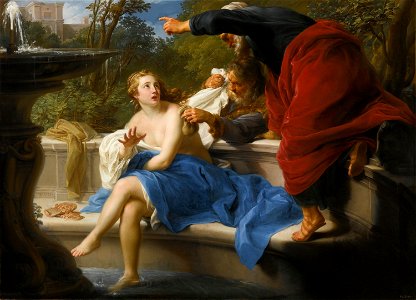 POMPEO BATONI LUCCA 1708 - 1787 ROME SUSANNA AND THE ELDERS