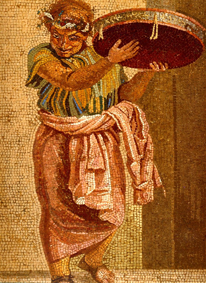 Pompeii - Villa del Cicerone - Street Musicians Detail 3 - MAN