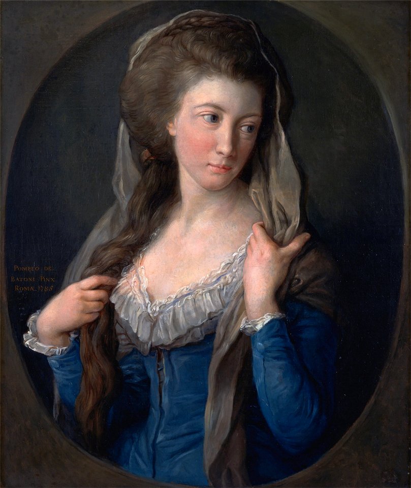 Pompeo Batoni - Portrait of a Woman, traditionally identified as Margaret Stuart, Lady Hippisley - Google Art ProjectFXD