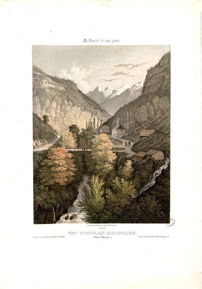 Pont d'Enfer, aux Eaux-Chaudes (Basses-Pyrénées) - Fonds Ancely - B315556101 A MERCEREAU 7 067