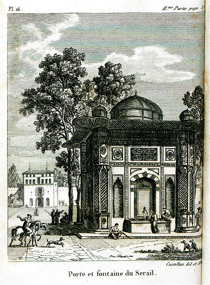 Port et fontaine du Serail - Castellan Antoine-laurent - 1811