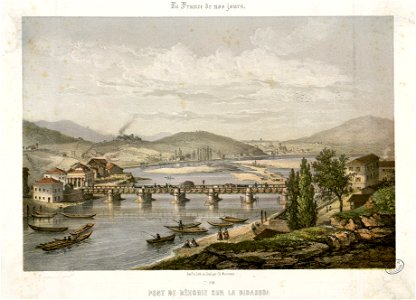 Pont de Béhobie sur la Bidassoa - Fonds Ancely - B315556101 A MERCEREAU 7 085