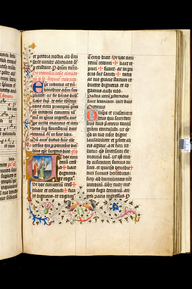Pontificale Sinte Marie-UBU Hs. 400-f.098r-Nietigverklaring van een excommunicatie van een kerkhof door een bisschop