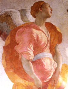 Pontormo, annunciazione, dett