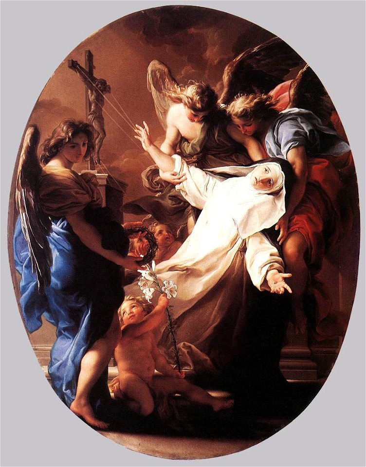 Pompeo Batoni - The Ecstasy of St Catherine of Siena - WGA01501