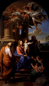 Pompeo Batoni - Virgin and Child with Saints - WGA1512