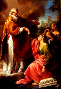 Pompeo Batoni - San Marino risolleva la Repubblica