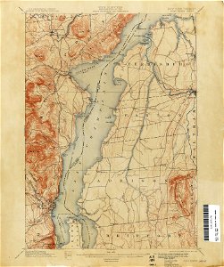 Port Henry New York USGS topo map 1892