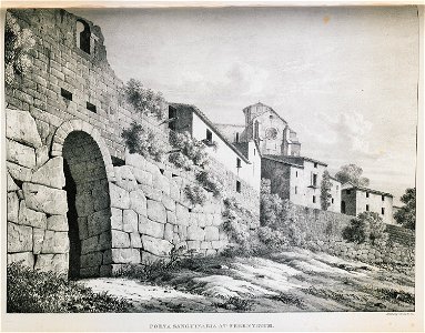 Porta Sanguinaria at Ferentinum - Dodwell Edward - 1834