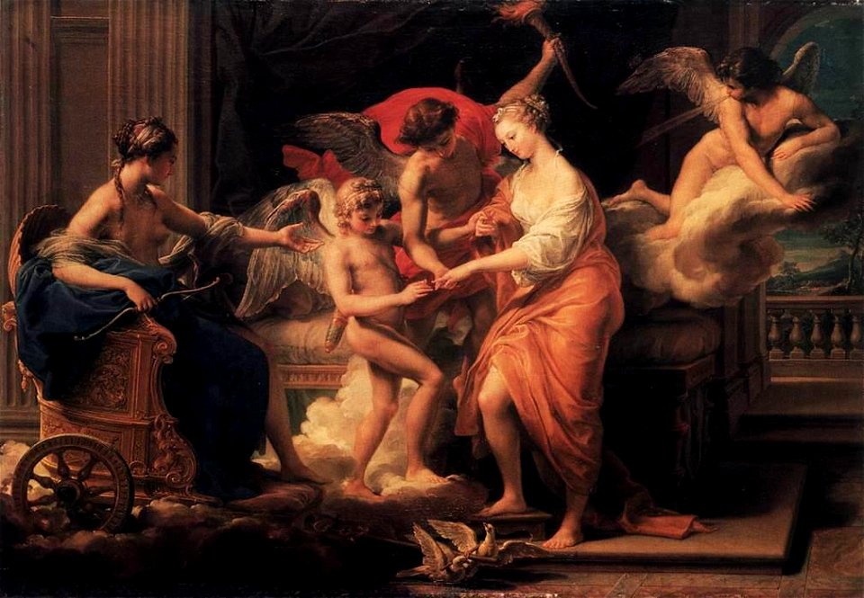 Pompeo Batoni - The Marriage of Cupid and Psyche - WGA01506