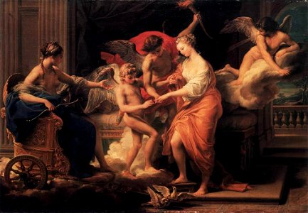 Pompeo Batoni - The Marriage of Cupid and Psyche - WGA01506