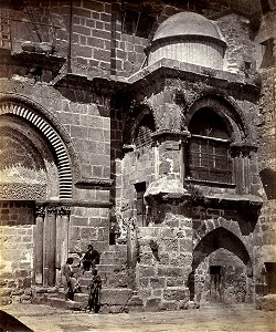Porch of the Church of the Holy Sepulchre Jerusalem 1859