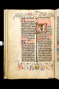 Pontificale Sinte Marie-UBU Hs. 400-f.014v-Wijding van een acoliet door een bisschop