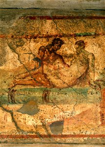 Pompeii - Lupanar - Couple3 - Detail