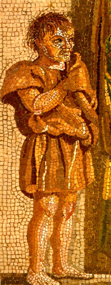 Pompeii - Villa del Cicerone - Street Musicians Detail 1 - MAN