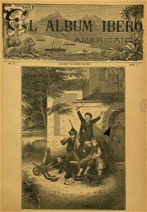 Portada de El Álbum Ibero-Americano, número 1, año IX