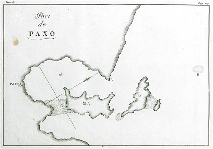 Port de Paxo - Grasset De Saint-sauveur André - 1800. Free illustration for personal and commercial use.
